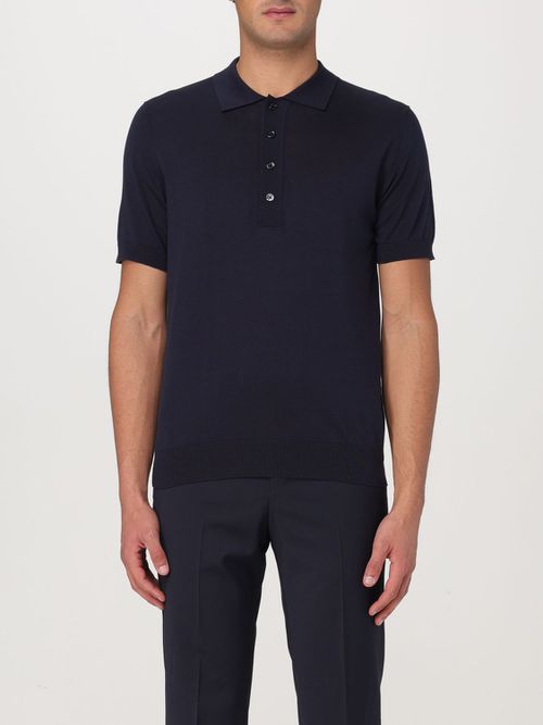 Polo Shirt Men color Blue