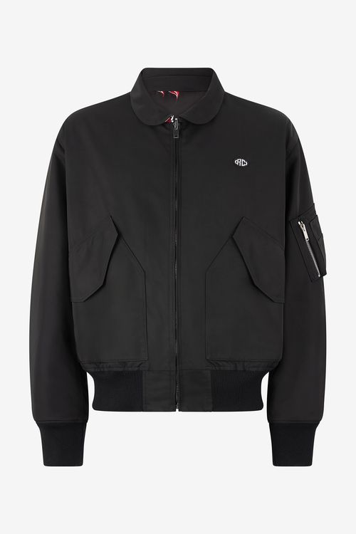 Reversible Bomber Jacket With Dragon