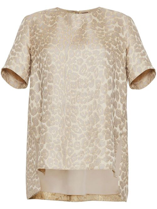 Pleat-back top - Neutrals