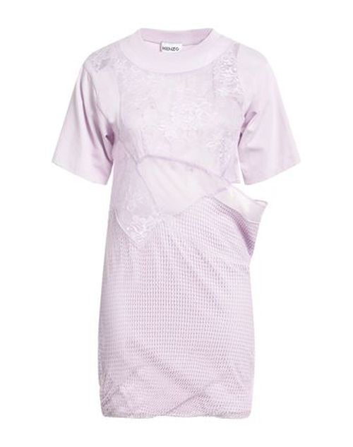 Kenzo Woman Mini dress Lilac Size XS Polyamide, Cotton