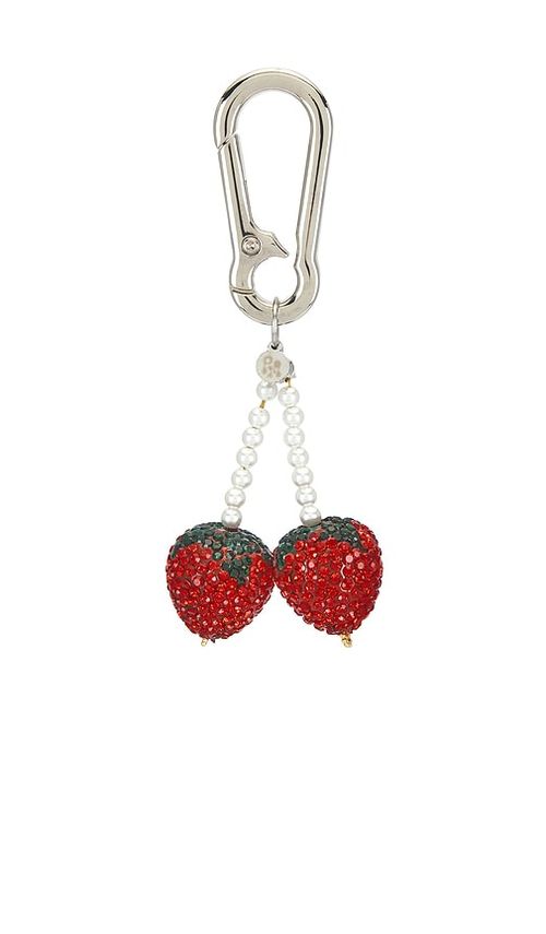Petit moments Picnic Keychain in Metallic Silver