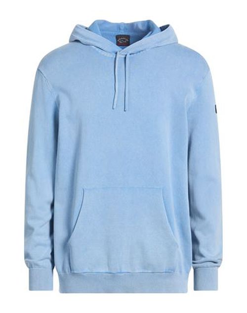 Man Sweater Sky blue Size XL Cotton