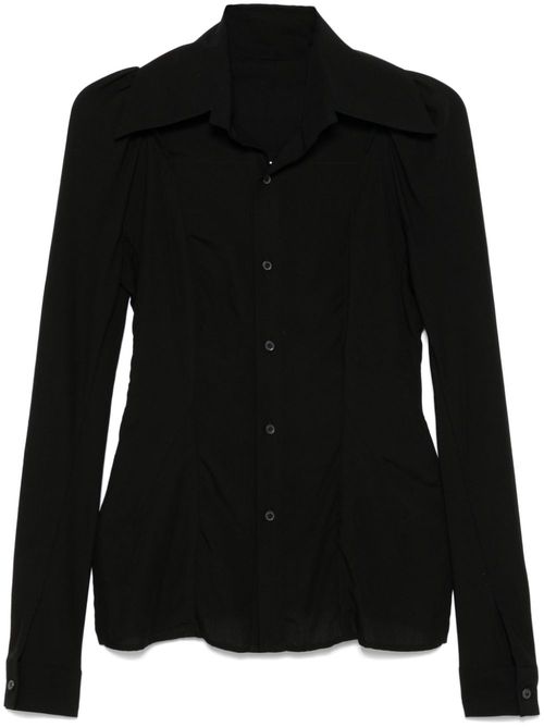 Button-up blouse - Black