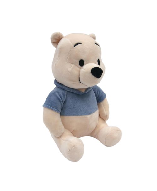 Disney Baby Forever Pooh Beige/Blue Bear Plush &#x2013; Winnie the Pooh by - Gray