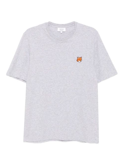 Grey Fox Head Cotton T-shirt