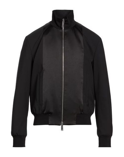 Man Jacket Black Size 34 Virgin Wool, Elastane, Polyester