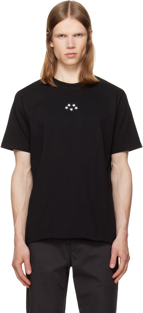 Black Five Stars T-shirt