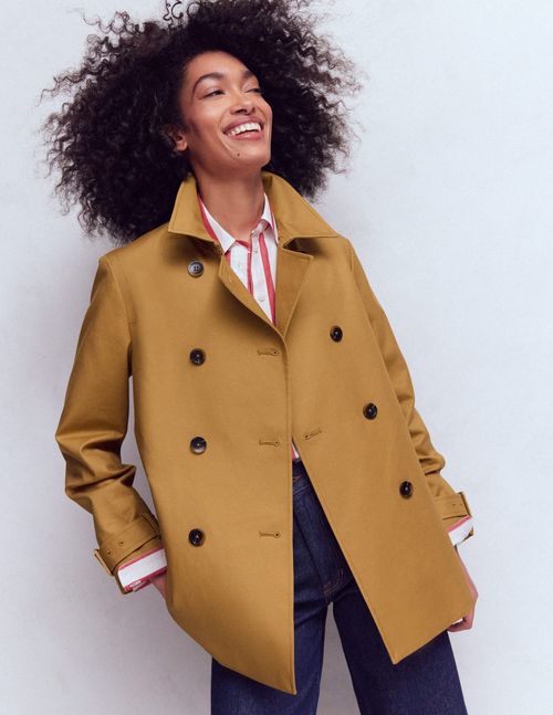 Women's Heart Swing Trench in Brown | Size 12