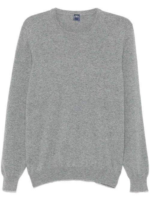 Mélange-effect sweater - Grey