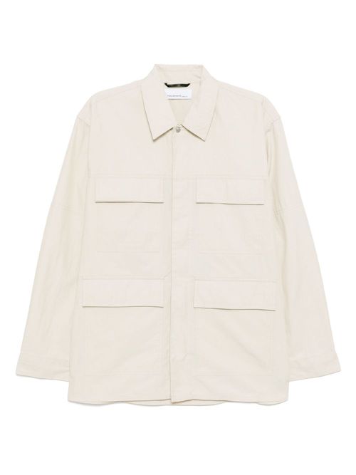 Pocket-work shirt - White