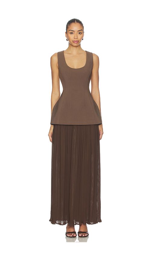 The Bekk ROBE DELILAH en Brown. M. Also en L
