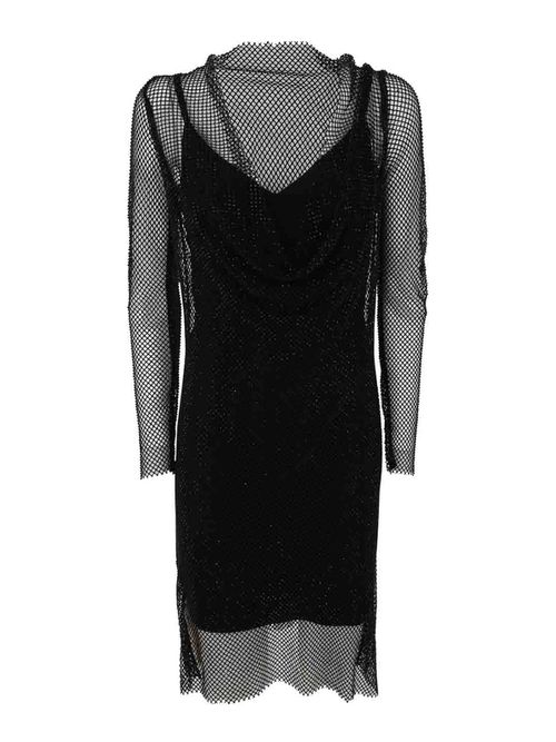Vezzo mini dress with strass