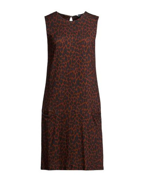 Woman Mini dress Brown Size 4 Viscose, Elastane