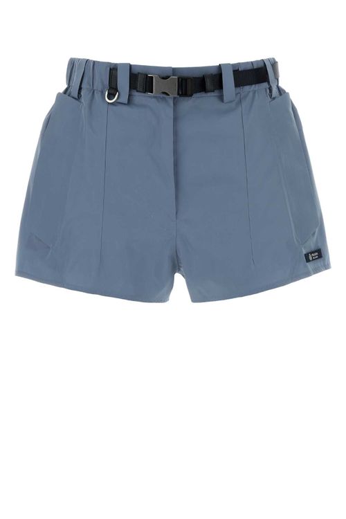 Canvas Bermuda Shorts — Blue