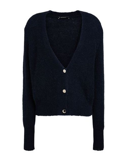 Woman Cardigan Midnight blue Size S Acrylic, Mohair wool, Polyamide