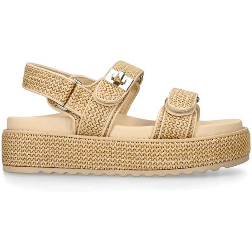 Steve Madden Womens Bigmona Raffia Sandals - Beige