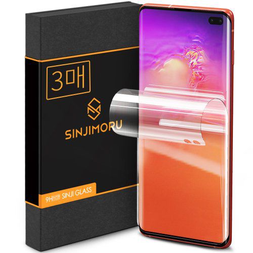 Galaxy S10 Plus Easy Full Cover Self-Restoring TPU Phone Screen Protector Film 3 Sheets 