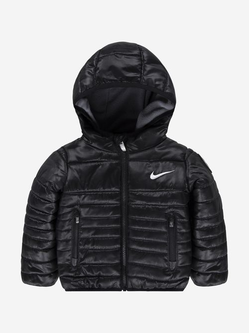 Boys Quilted Jacket in Black