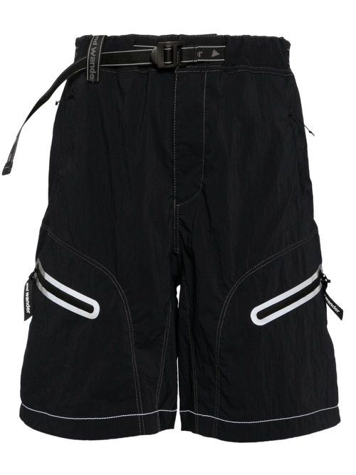Light Hike belted shorts - Black