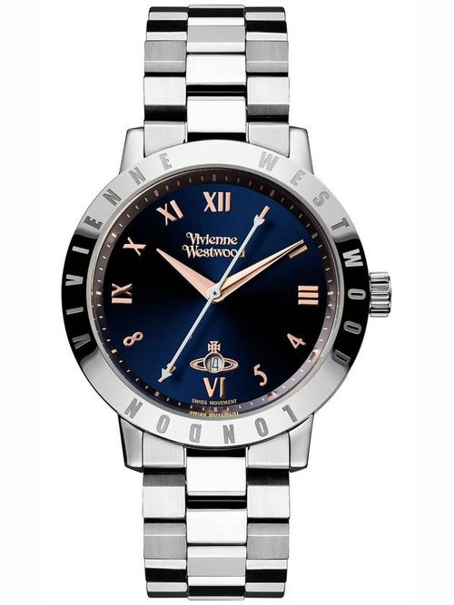 Bloomsbury blue 34mm watch - Silver