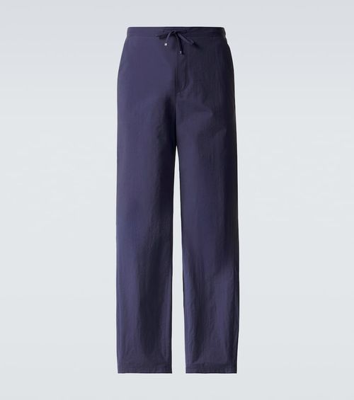 Paula's Ibiza cotton-blend wide-leg pants