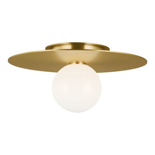 Visual Comfort Studio Nodes Ceiling Light in Burnished Brass by Kelly Wearstler