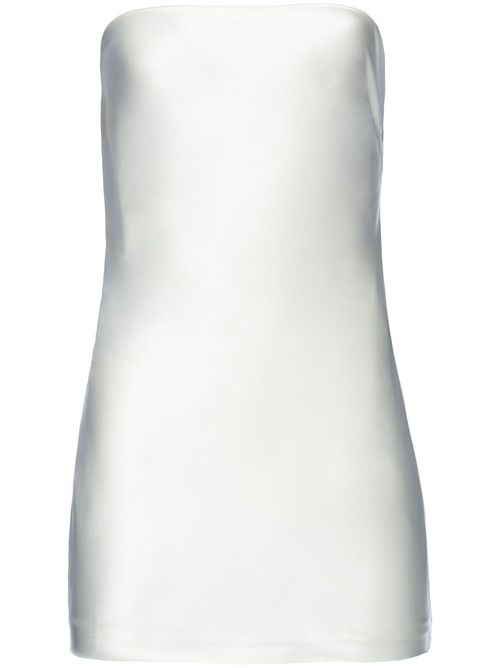 Indiyah strapless dress - White