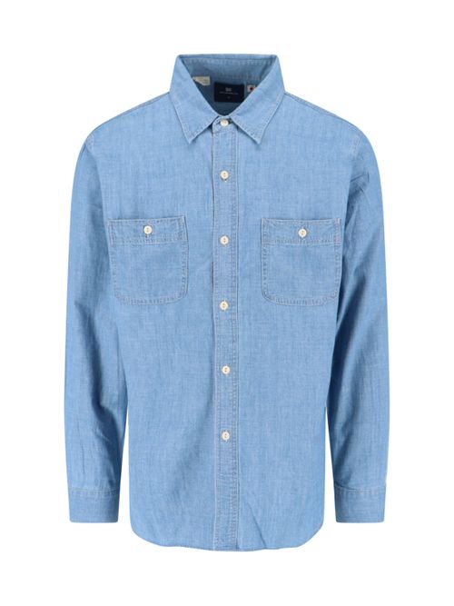 Men's 100% Cotton Chambray Shirt