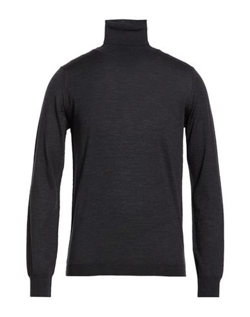 Man Turtleneck Charcoal Size M Wool