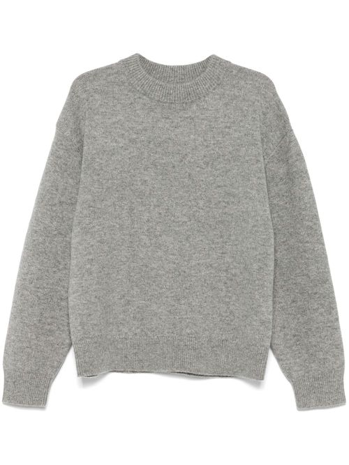 Diamond-detail sweater - Grey