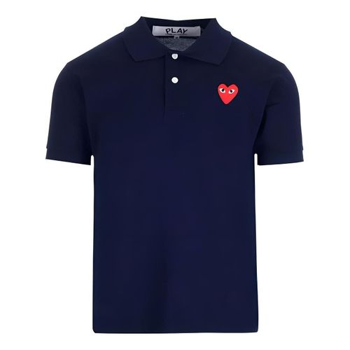 SS25 Red Emblem Polo Shirt 'Navy'