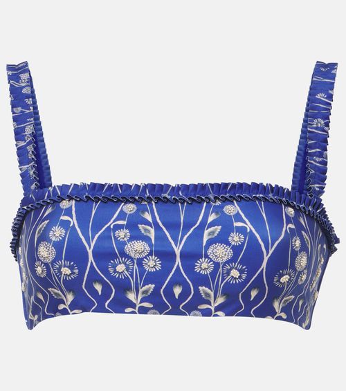 Olmo printed bikini top