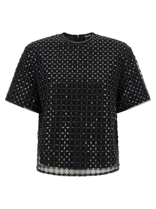 Beaded Oversize Top