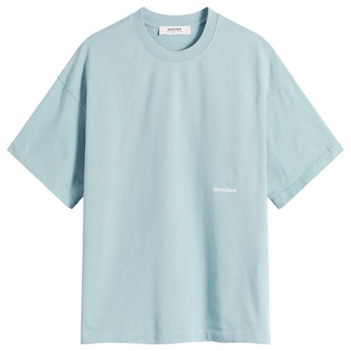 Men's Box Logo T-Shirt Tourmaline/Ecru