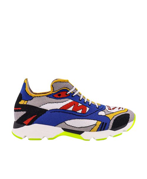 Marni Trompe L'oeil-Printed Round-Toe Sneakers