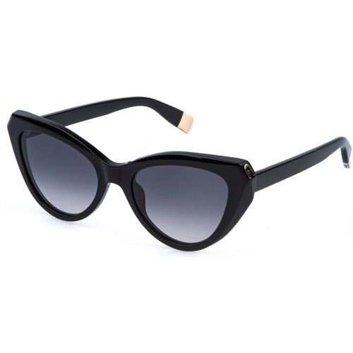 Furla Mujer Furla SFU977 700 Gafas de sol Acetato Negro Fumar Cat Eye Normal Matizado