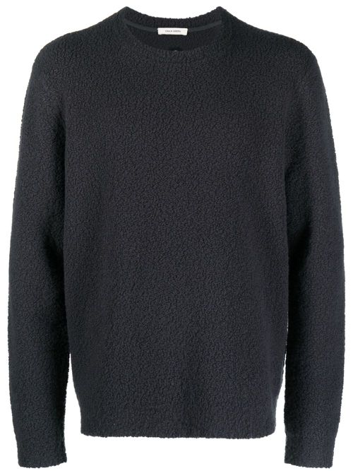 Logo-plaque fleece jumper - Grey