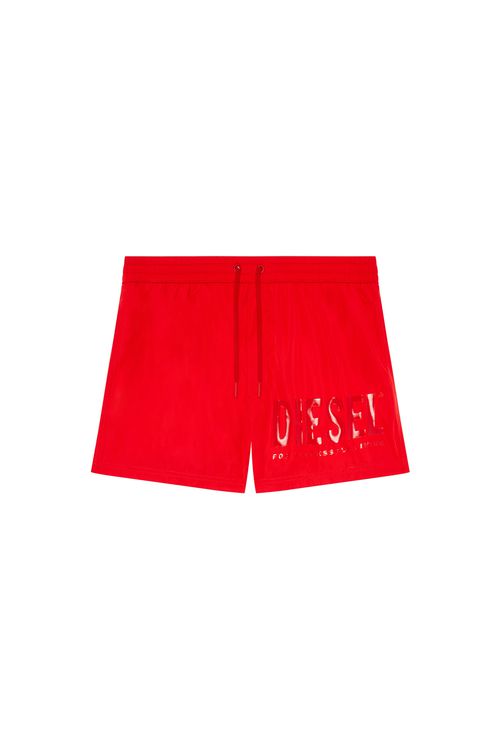 Boxer mare con logo in tono - Boxer da bagno - Uomo - Rosso