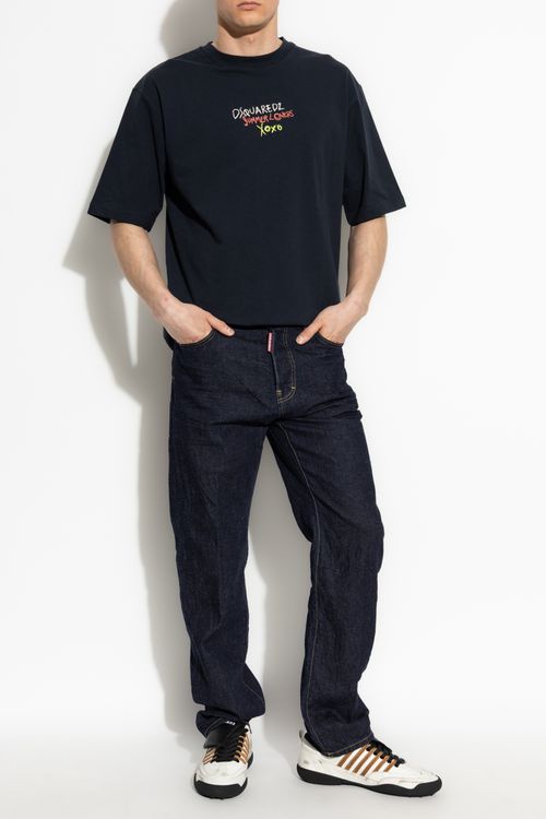 Dsquared2 T-shirt Capsule `Summer Lovers`, Men's, Black