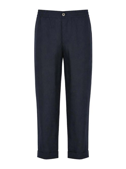 Blue Linen Trousers