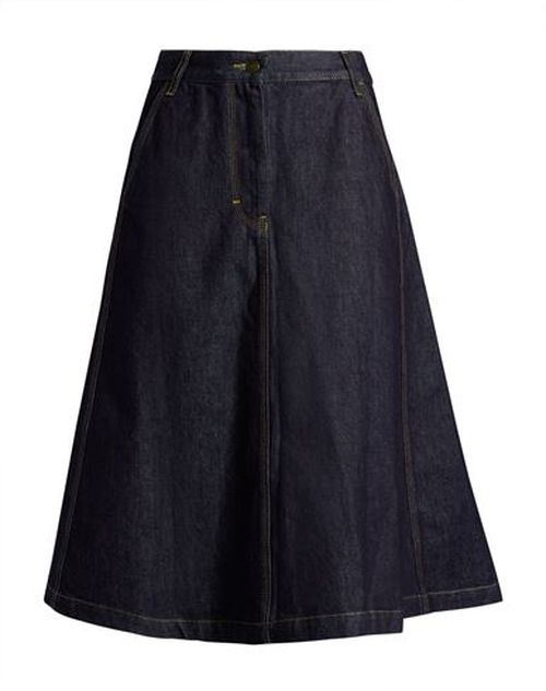 Woman Denim skirt Blue Size 2 Cotton
