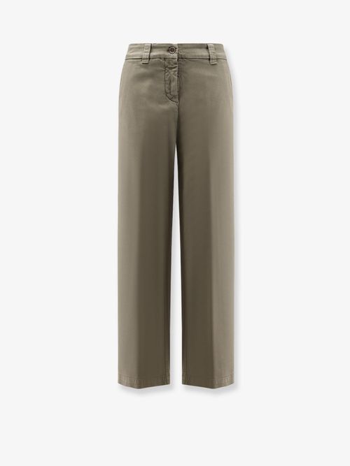 Cotton Tailored Trousers — Gray