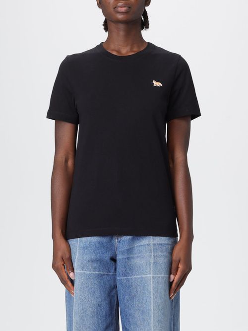 T-Shirt MAISON KITSUNÉ Woman color Black