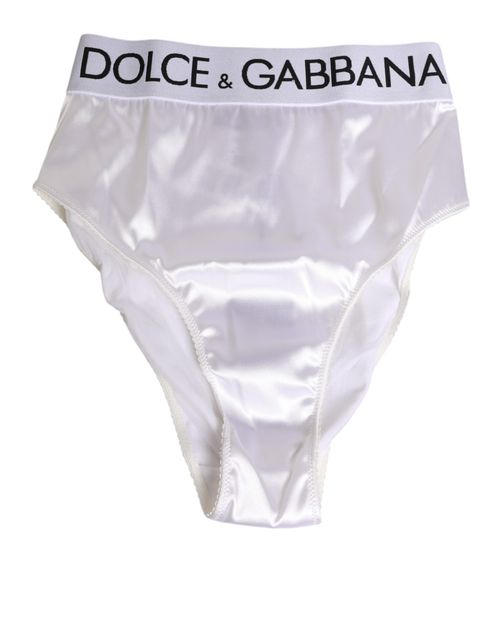 Satin Logo Brief — White