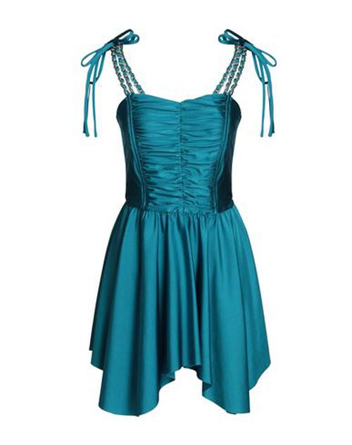 House Of Amen Woman Mini dress Deep teal Size 2 Polyamide, Elastane