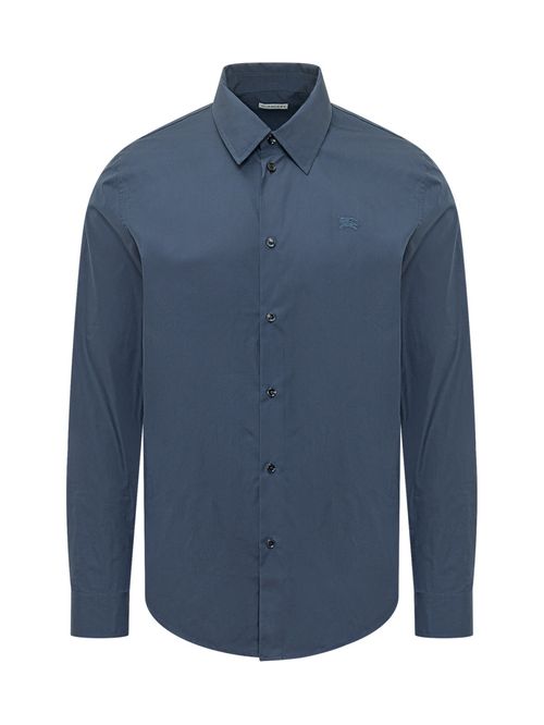 Blue Regular Solid Shirt