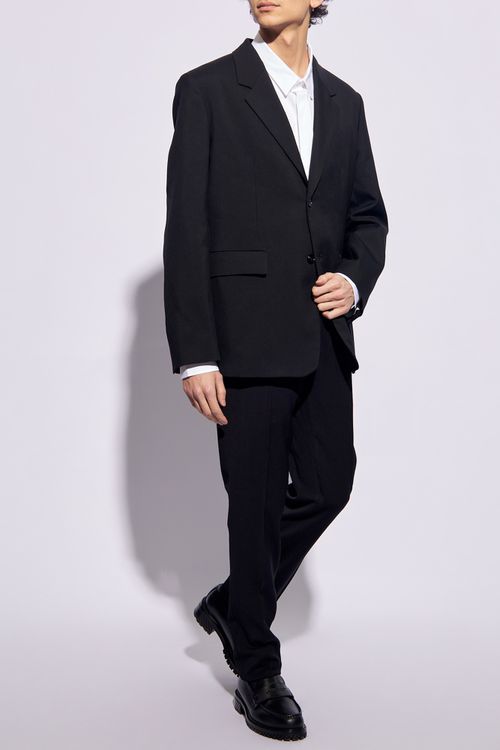 Blazer With Notch Lapels, Men's, Black