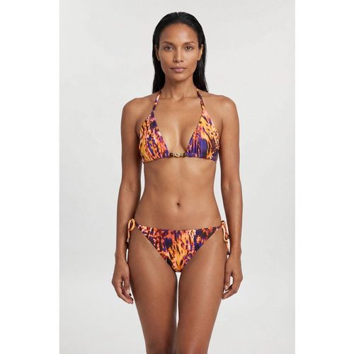 Karen Millen Womens Abstract Animal Bikini Bottom - Multicolour