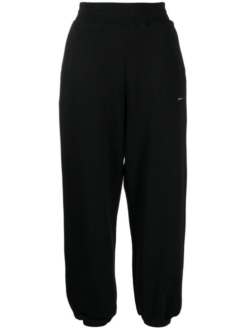 Cotton track pants - Black