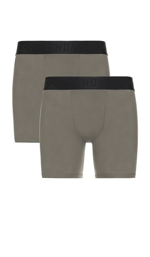 Rhone C.O.R. 6 Boxer Brief in Grey. - M also in L, S, XL/1X, XXL/2X